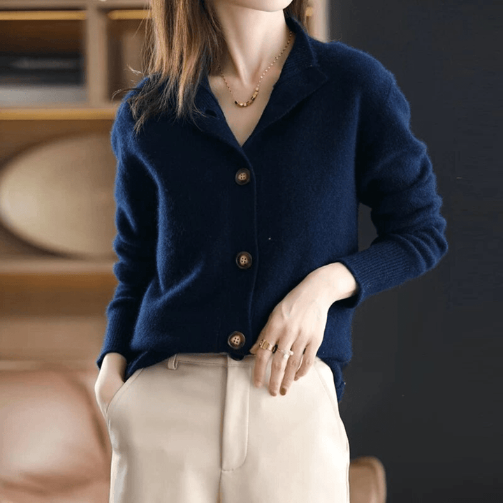 Anny - Luxe Cashmere Gebreide Cardigan