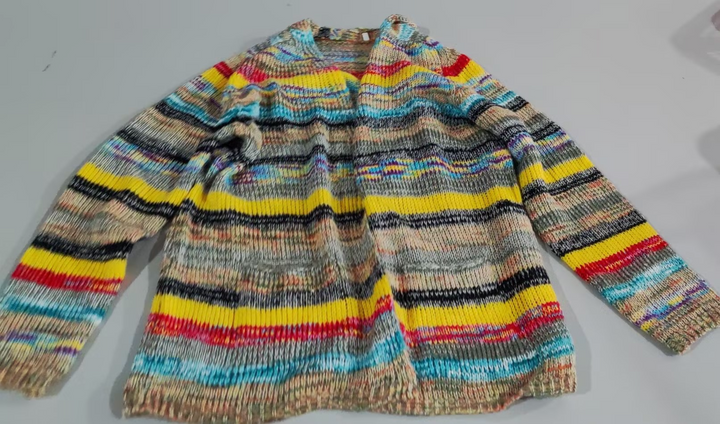 Kamille | Retro Kleurrijke Trui