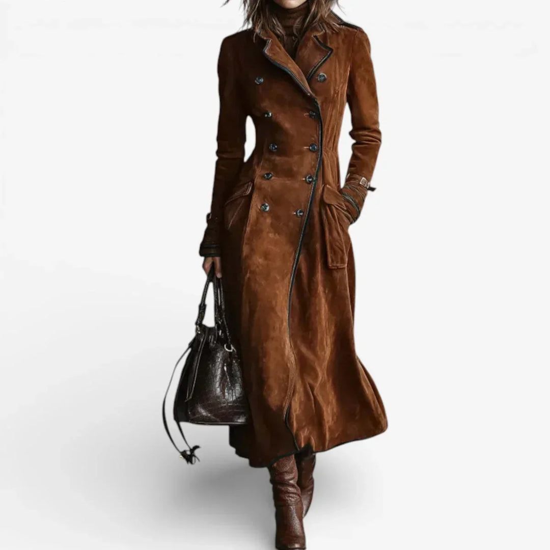 Ingeborg | Dubbelzijdige Lange Statement Trenchcoat
