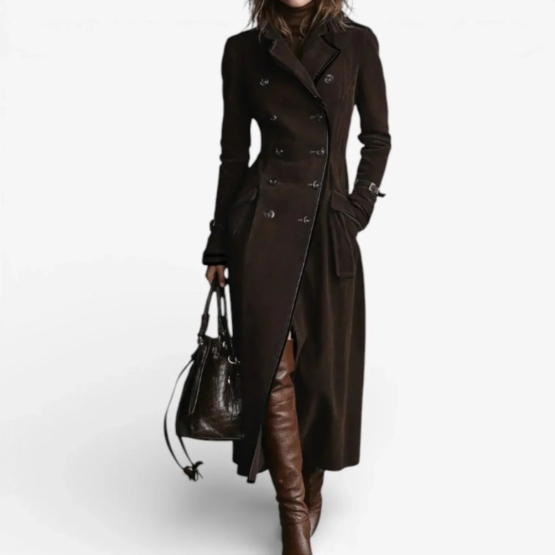 Ingeborg | Dubbelzijdige Lange Statement Trenchcoat