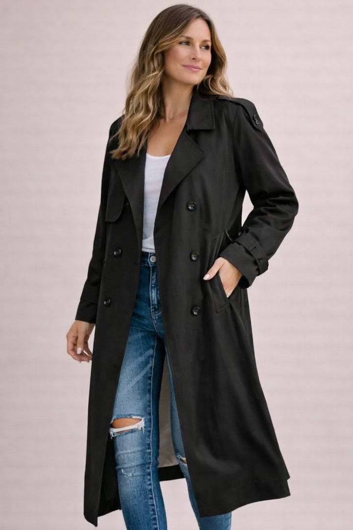 Irem | Gelaagde Ceintuur Trenchcoat