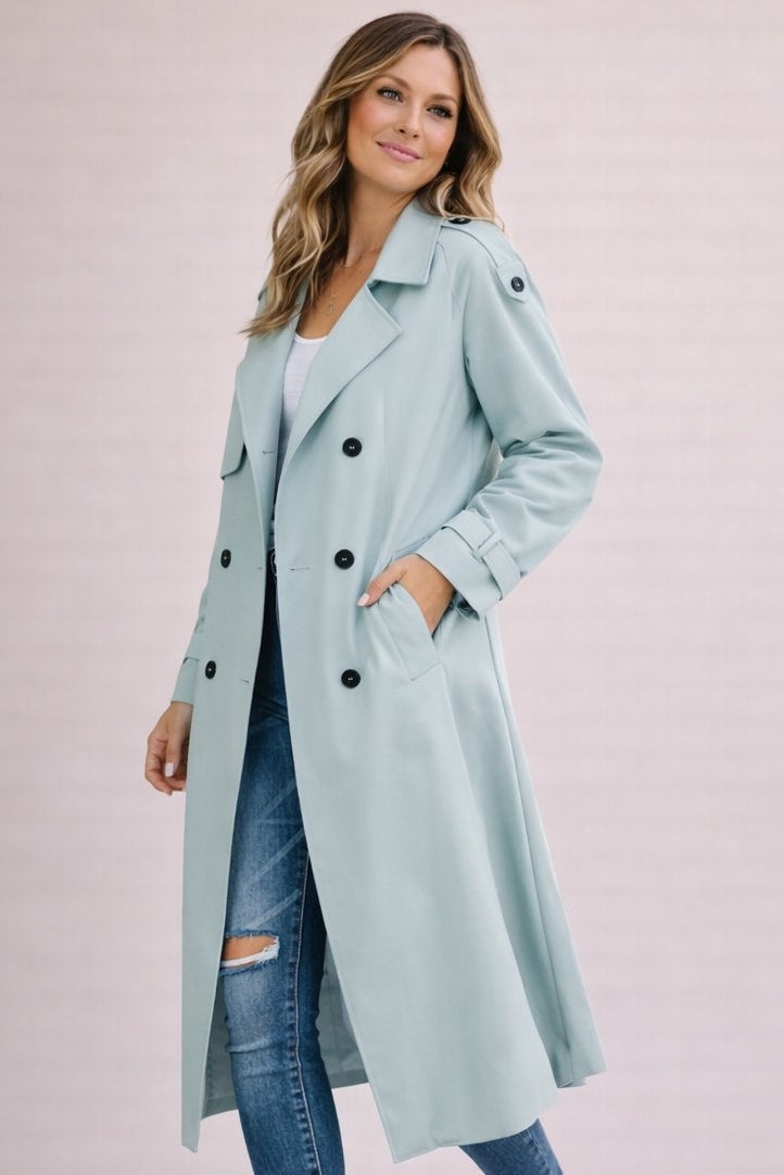 Irem | Gelaagde Ceintuur Trenchcoat