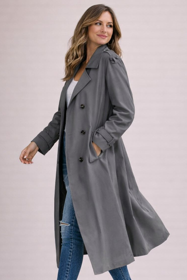 Irem | Gelaagde Ceintuur Trenchcoat