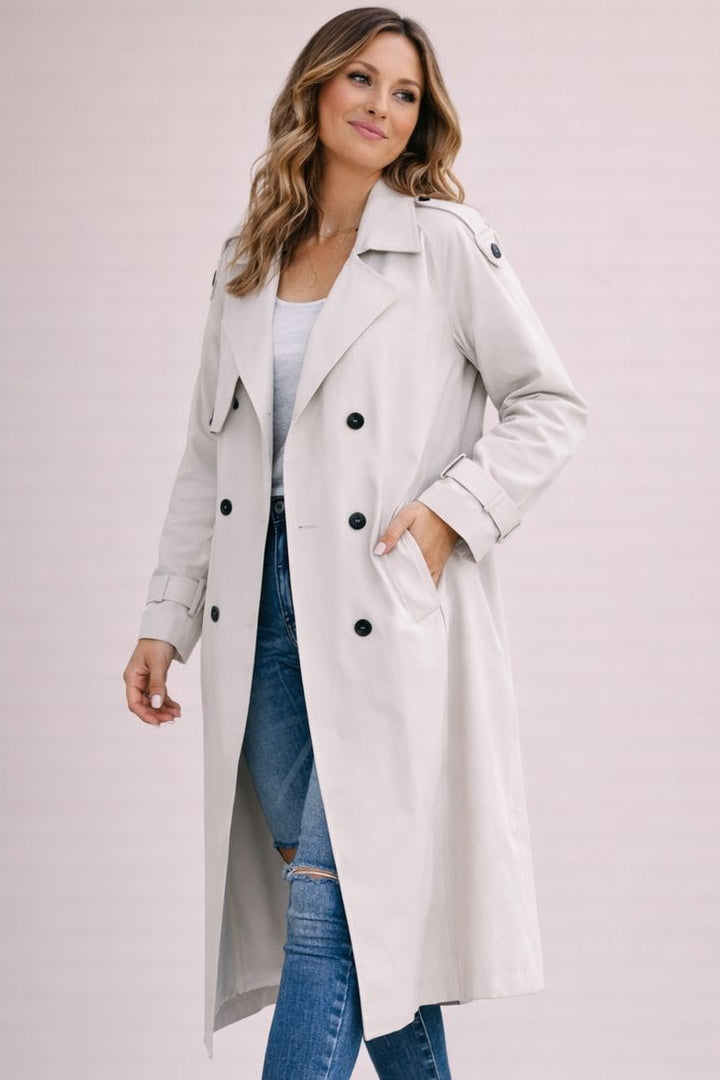 Irem | Gelaagde Ceintuur Trenchcoat