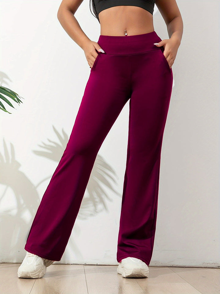 Isabella | Stretchy dames sportbroek in effen kleur