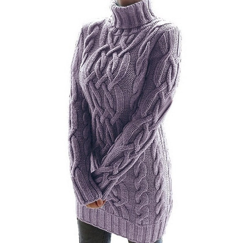 Thea | Kabeltextuur Coltrui Jurk