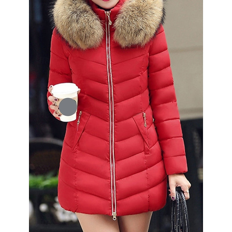 Gwendolyn | Gewatteerde Winterparka met Capuchon