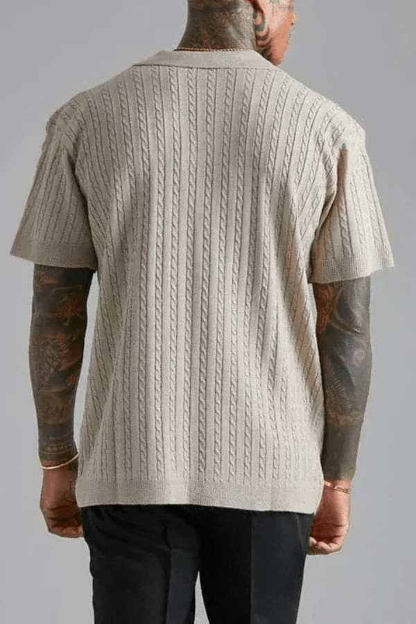 Jacquard Top Dames Ronde Hals Zomer Casual