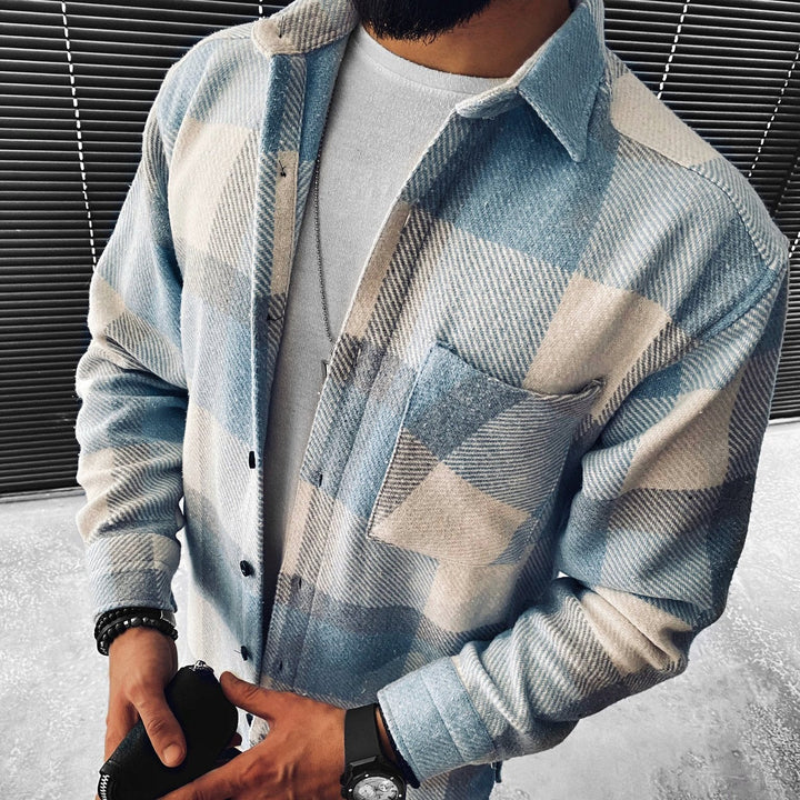Jannis | Comfortabel en warm overshirt