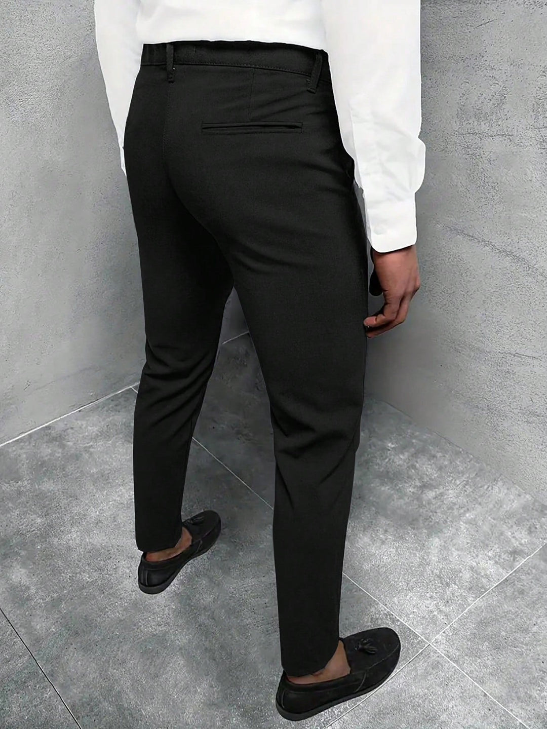 Jasper | Effenkleurige herenbroek voor casual zakenreizen