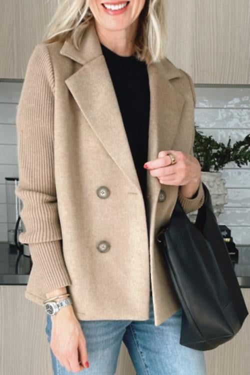 CHLOE – MODERN BREI-MOUW BLAZER