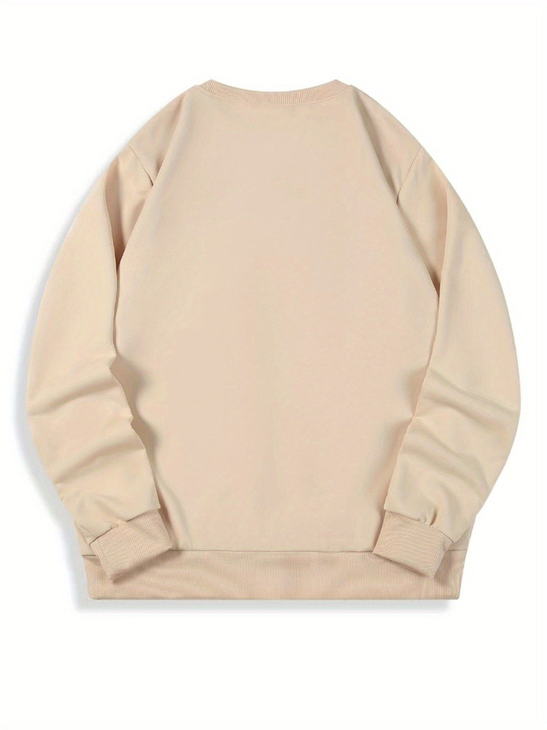 Kasper | Heren sweatshirt met kerstmanprint en lange mouwen