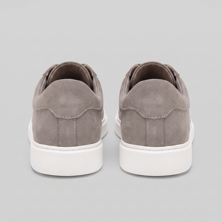 Lage Sneakers Heren Suede Grijs Casual