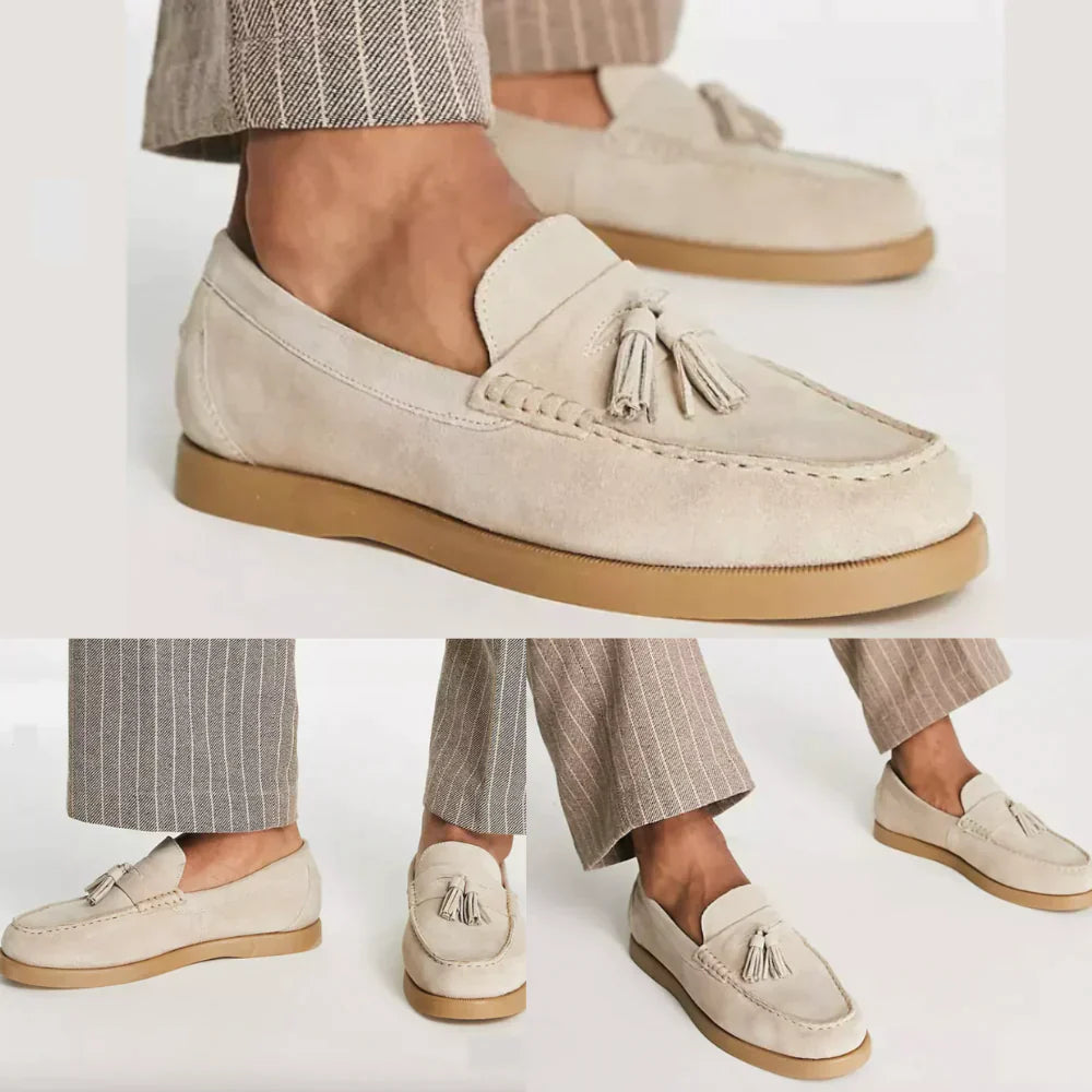 Stijlvolle en hoogwaardige leren loafers