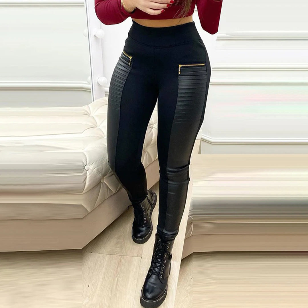 Lia | Stijlvolle hoge taille broek