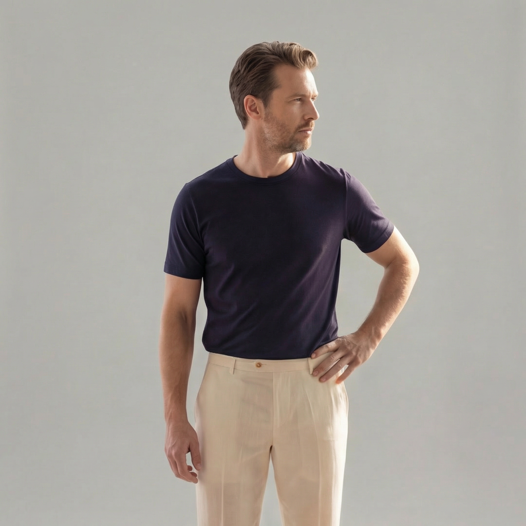 Linnen Broek Heren Zomer Casual Formeel