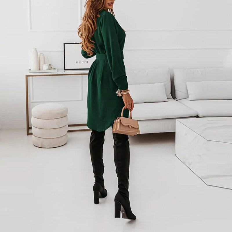 Lotte | Blousejurk met riem