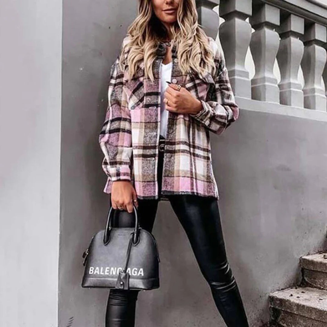 Lotte | Geruite Herfstjas
