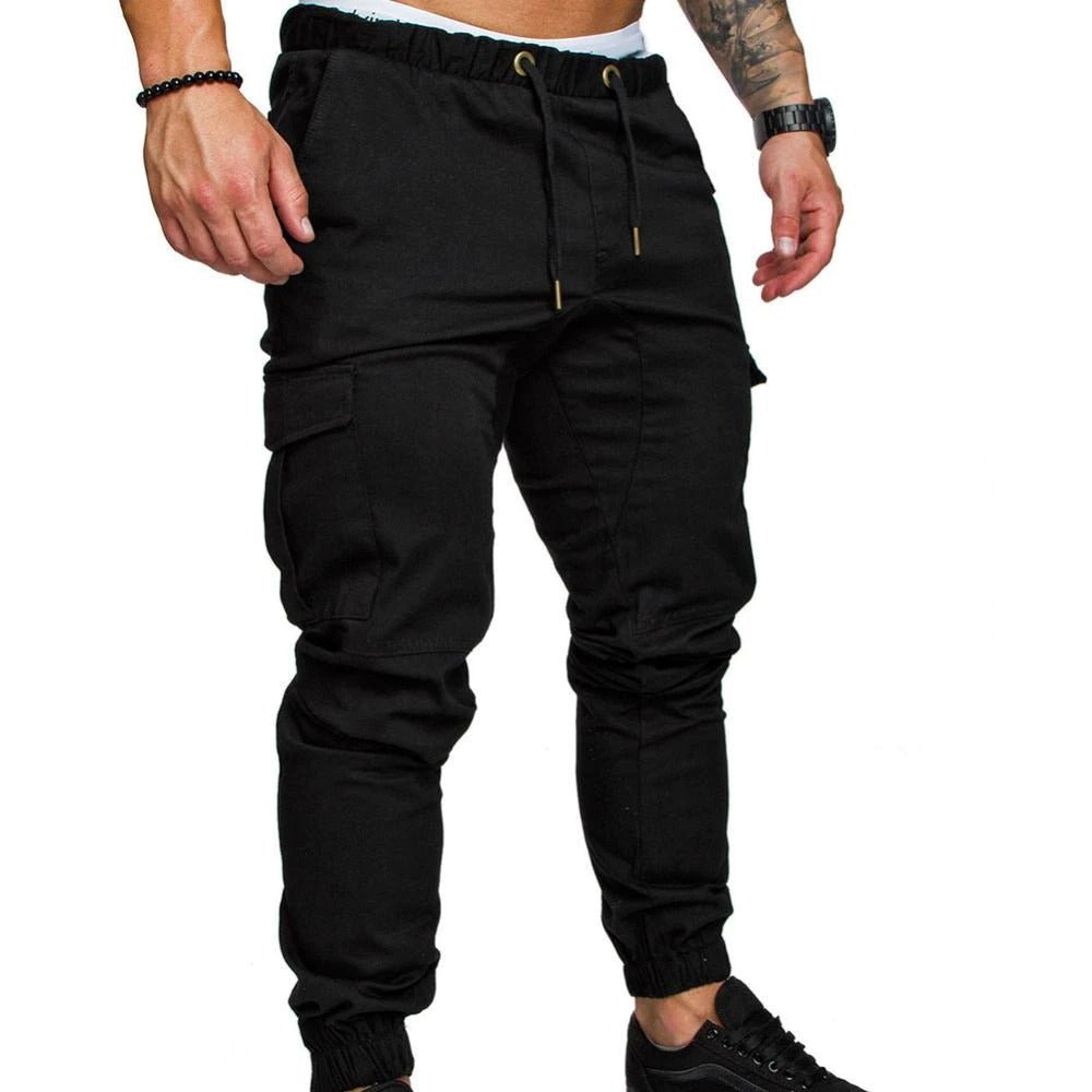 Lucas | Heren cargo broek met elastiek