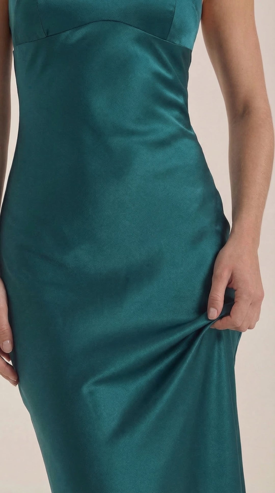 Maxi Jurk Dames V-Hals Lange Mouwen Avond