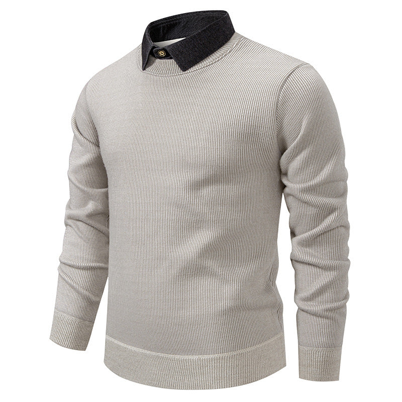 Van Dal | Heren Gebreide Pullover met Kraag Accent