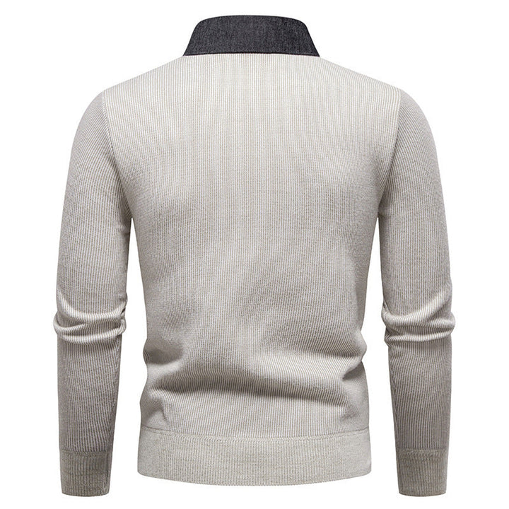Van Dal | Heren Gebreide Pullover met Kraag Accent