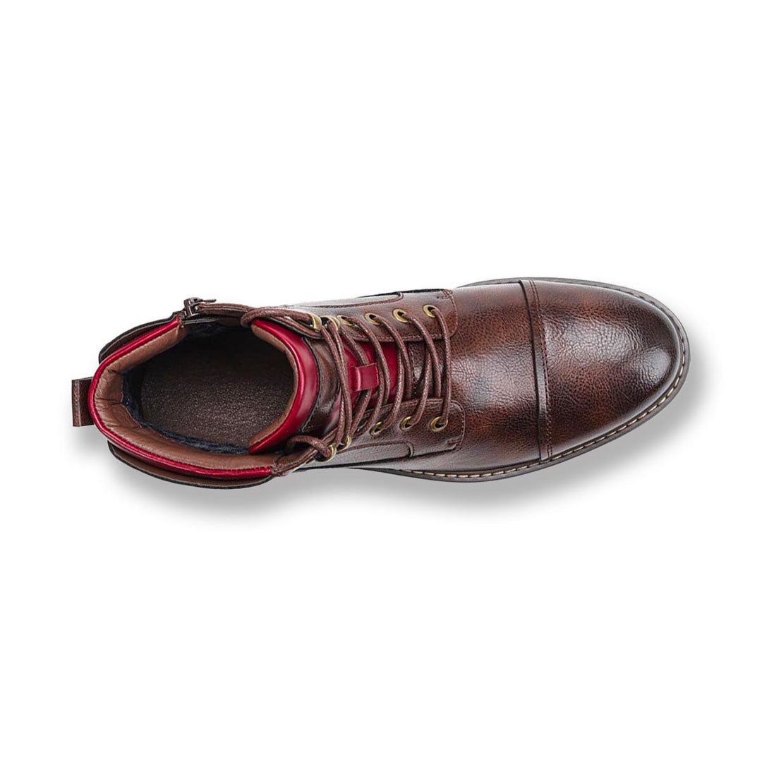 Heren Dress Boots Met Vetersluiting & Rits