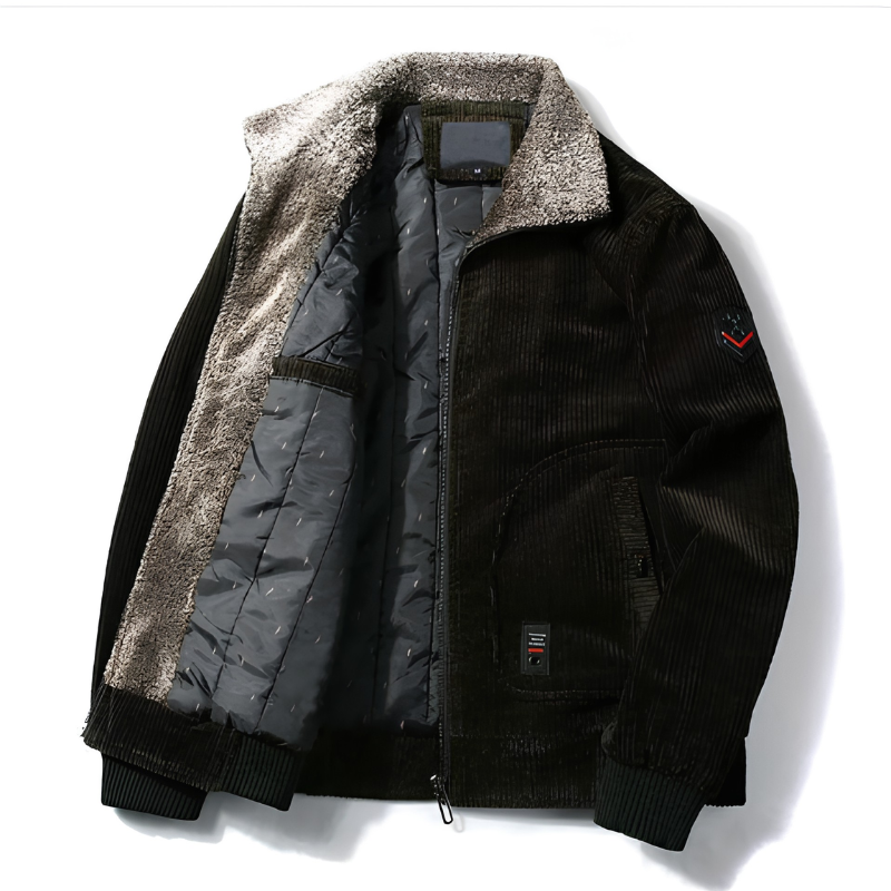 Heren Corduroy Bomberjack - Warme Winterstijl