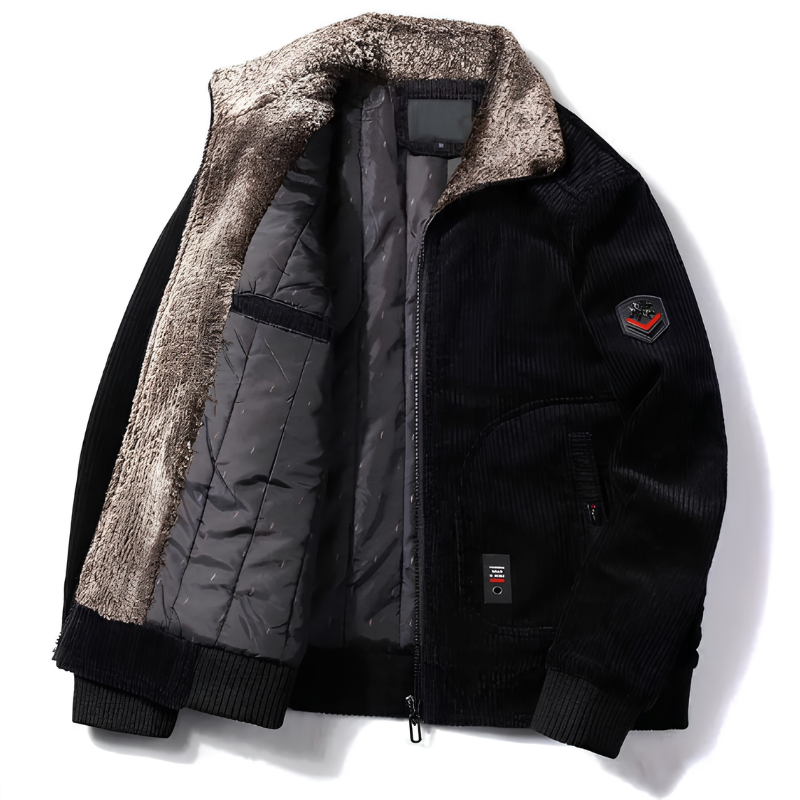 Heren Corduroy Bomberjack - Warme Winterstijl