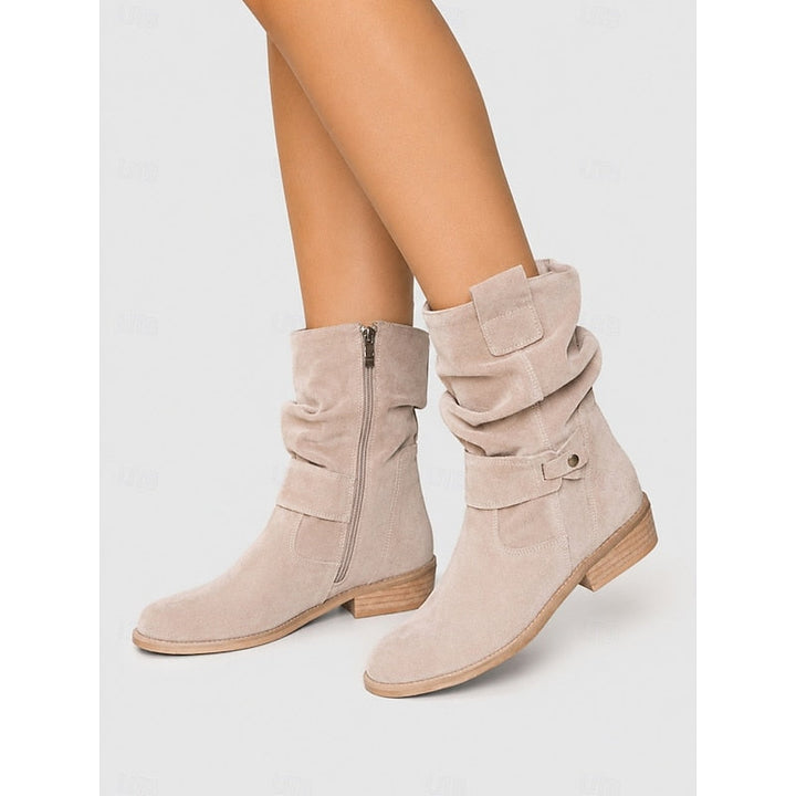 Tessa | Slouchy Buckle Enkellaarsjes