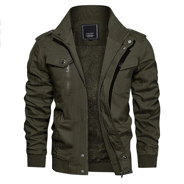Heren Casual Bomberjack met Lange Mouwen