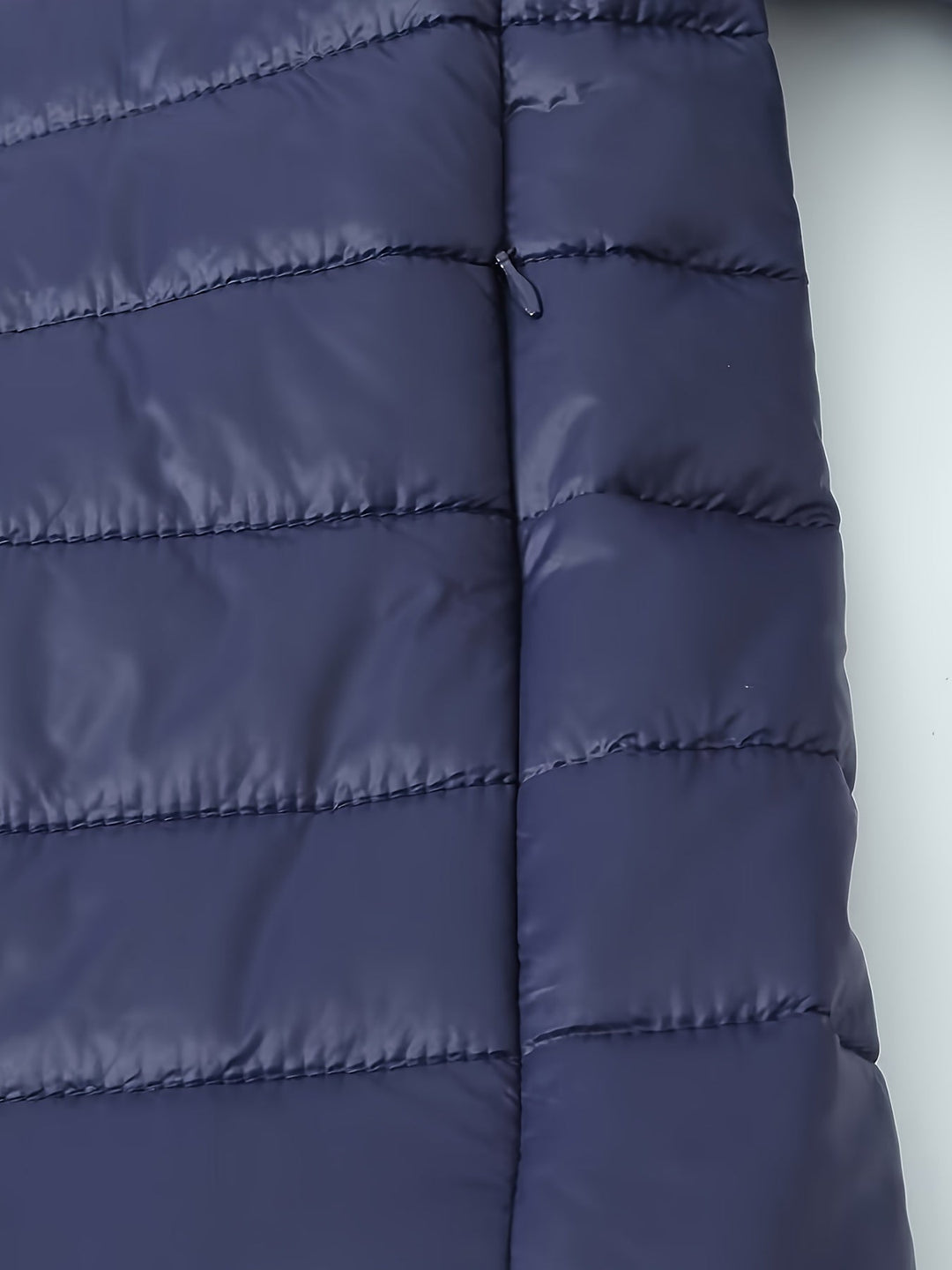 Nina | Warme puffy jas met rits en imitatiefbont voering
