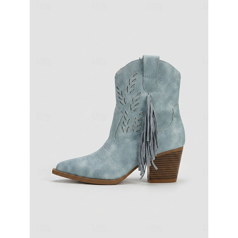 Corinne | Franje Western Enkellaarsjes