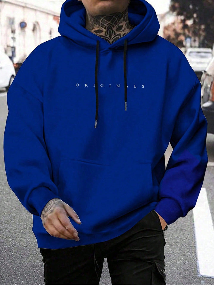Originals | Heren sweatshirt met capuchon en letterprint
