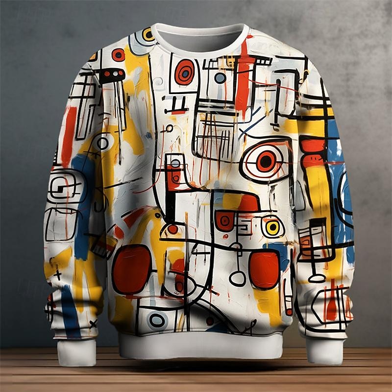 Nash | Kunstzinnige Crew Neck Sweatshirt