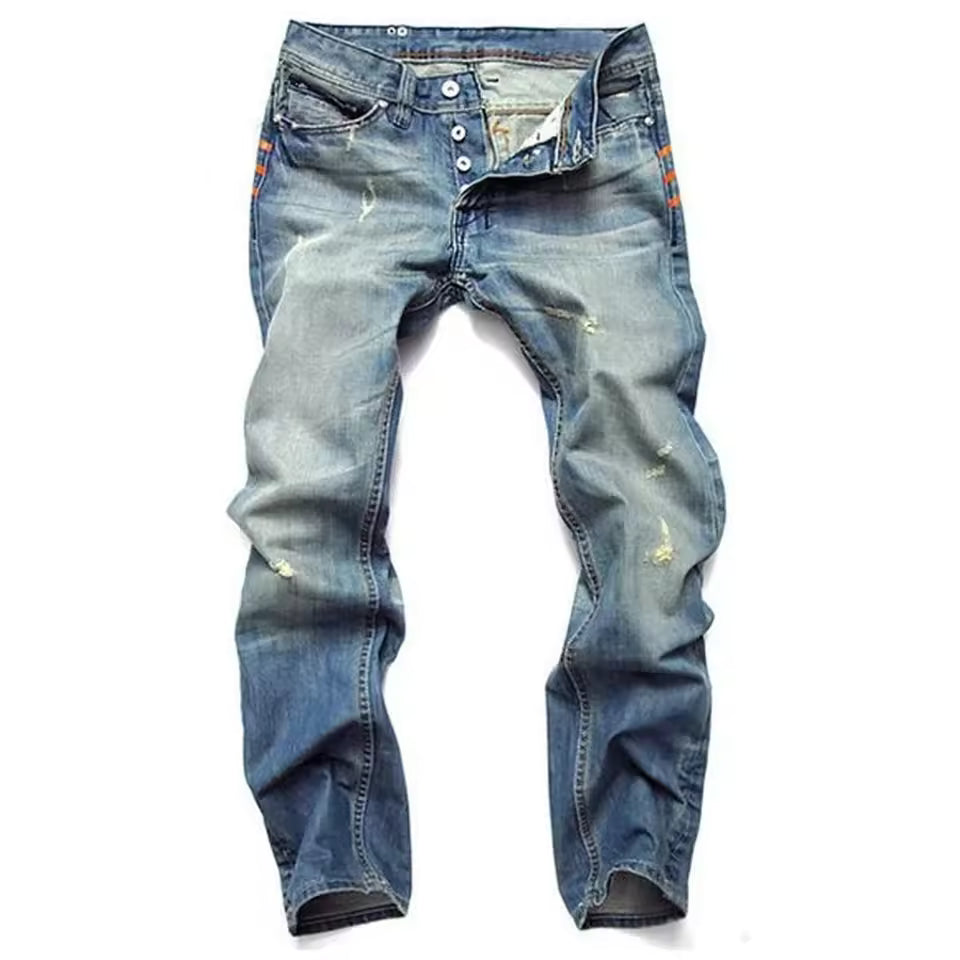 Legend | Gescheurde denim jeans voor heren