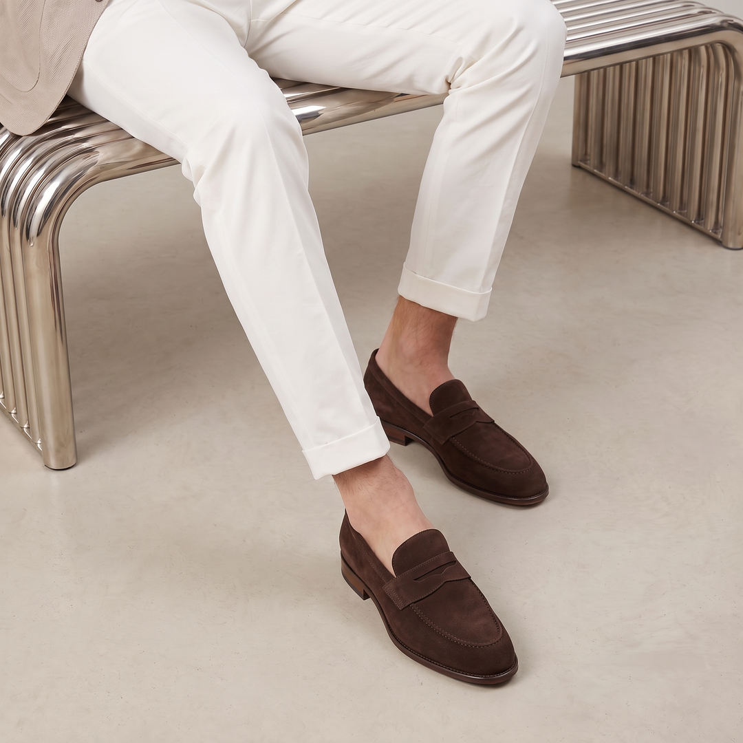 Penny Loafers Heren Slip-On Klassiek Casual