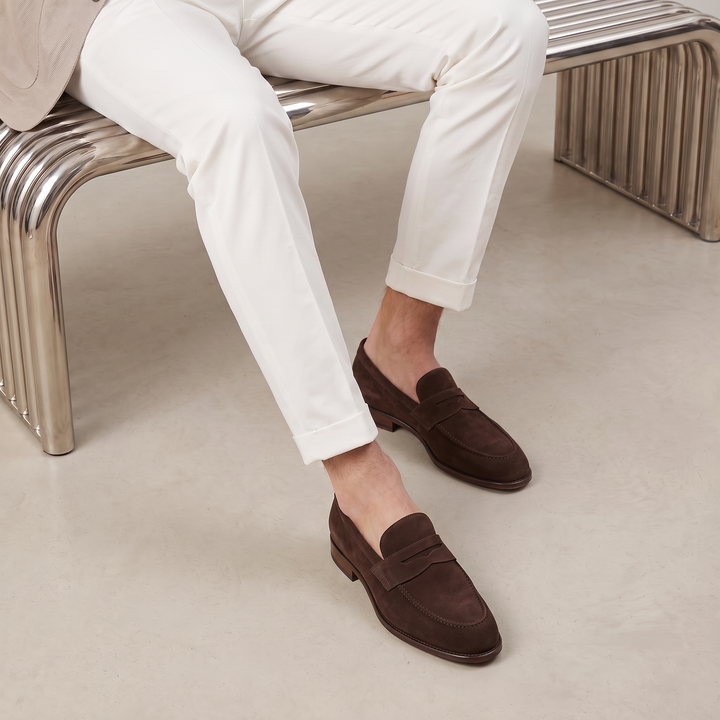 Penny Loafers Heren Slip-On Klassiek Casual