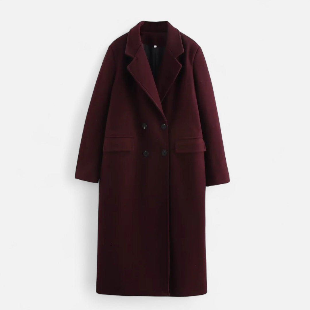 Cordelia | Notch-Lapel Dubbelzijdige Tijdloze Trenchcoat