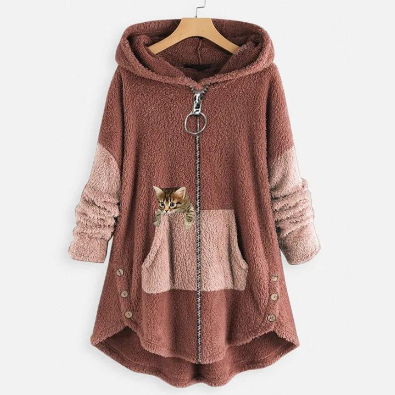 Agnes | Ultra-zachte en warme pluche hoodie