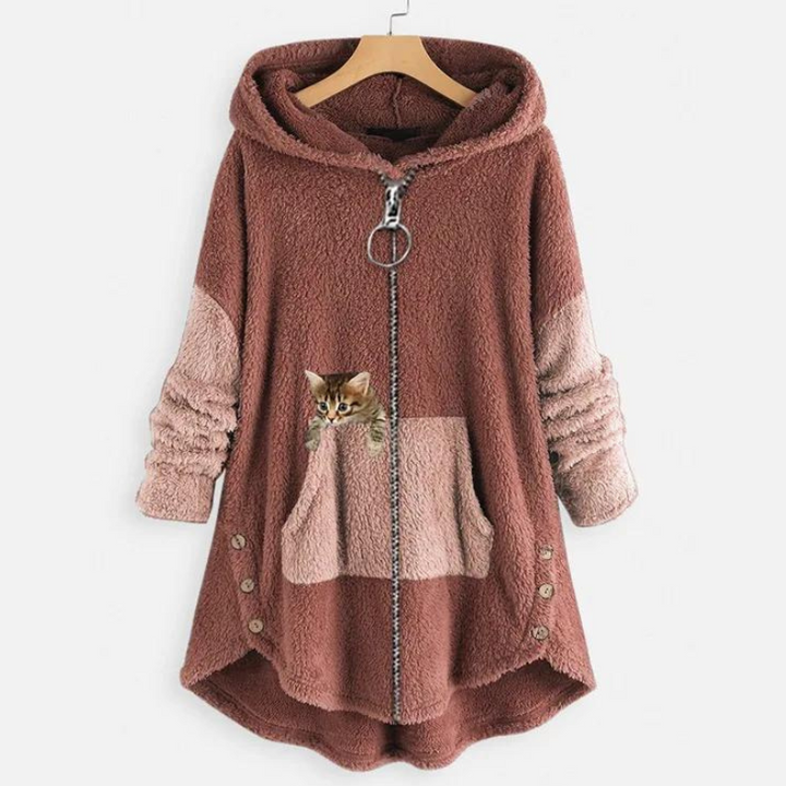 Agnes | Ultra-zachte en warme pluche hoodie