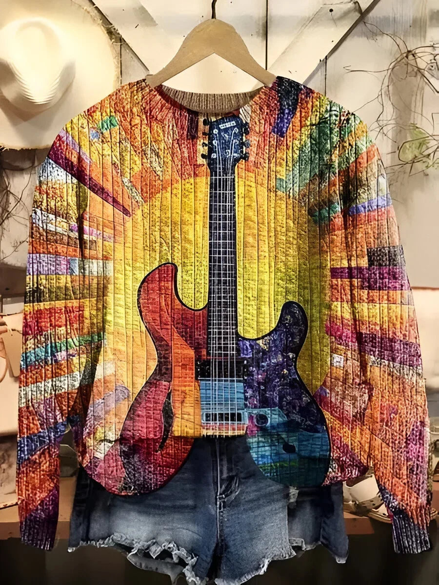 Tanja - Kleurige Boho-Stijl Sweatshirt