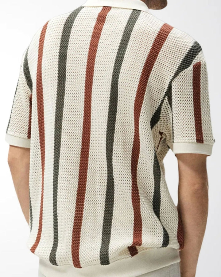 Polo Heren Gestreept Korte Mouwen Casual Zomer