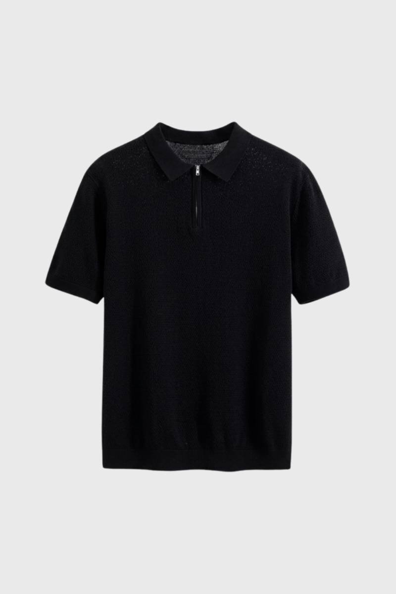 Polo Heren Rits Ronde Hals Casual Zakelijk