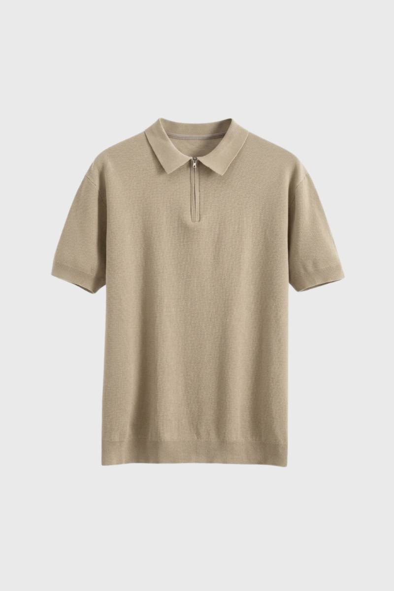 Polo Heren Rits Ronde Hals Casual Zakelijk