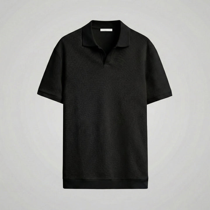 Polo Shirt Heren V-Hals Structured Casual Chic