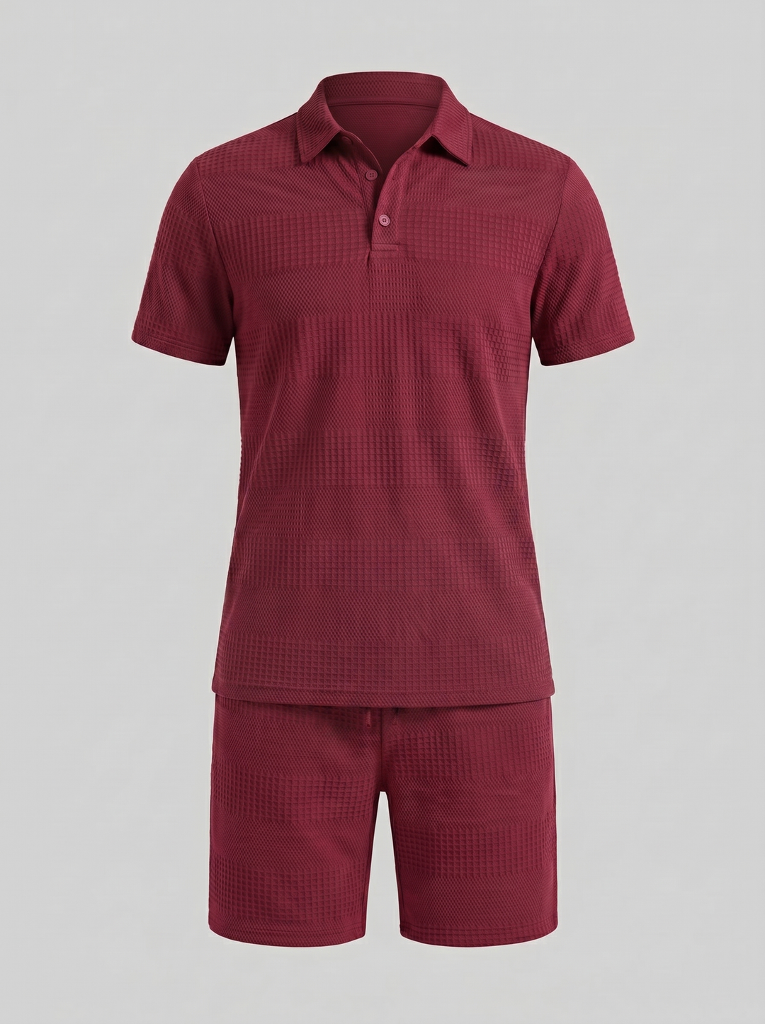 Poloshirt En Shorts Set Heren Casual Zomer