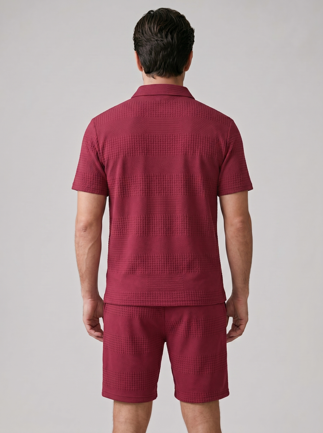 Poloshirt En Shorts Set Heren Casual Zomer