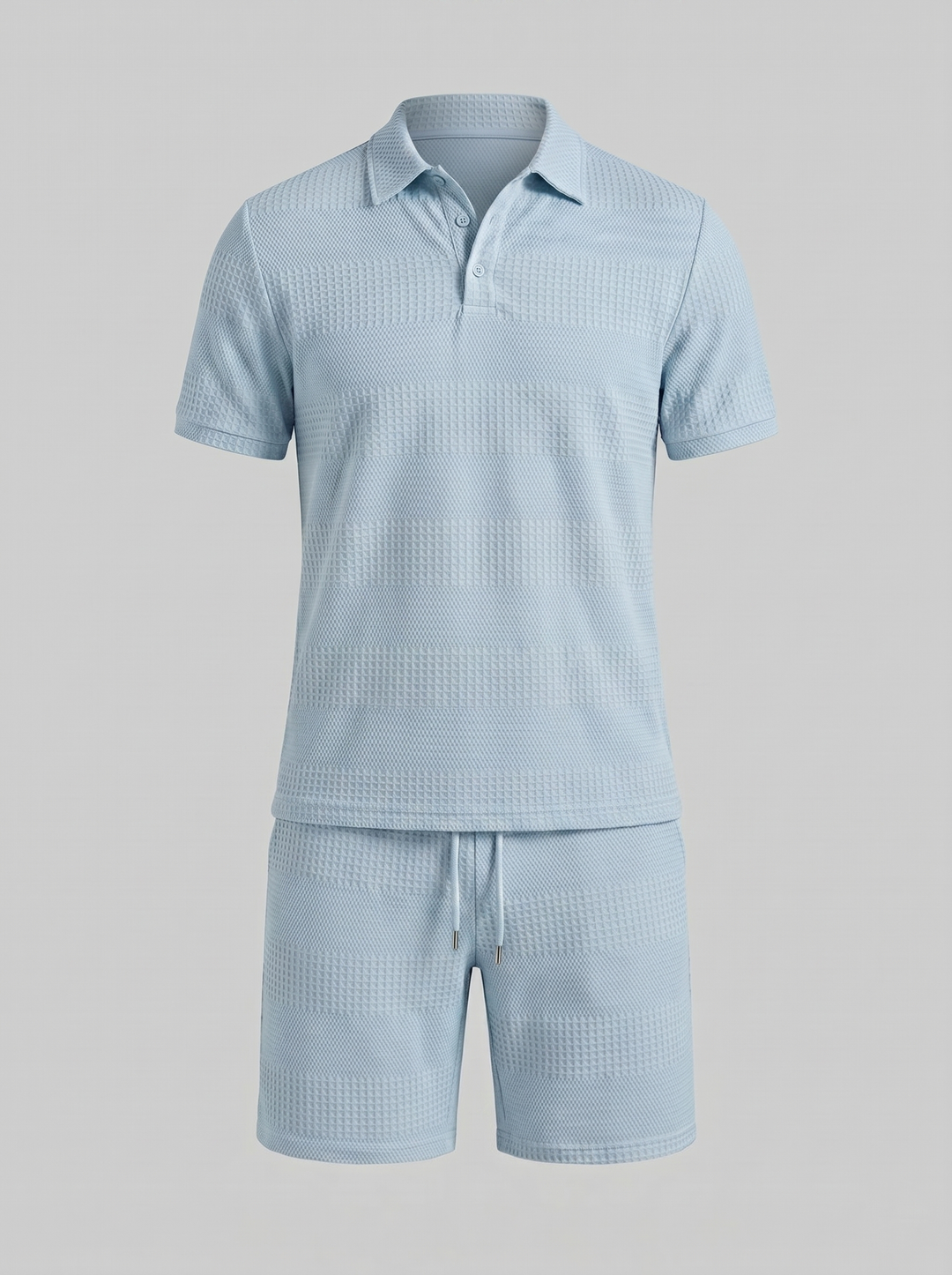 Poloshirt En Shorts Set Heren Casual Zomer