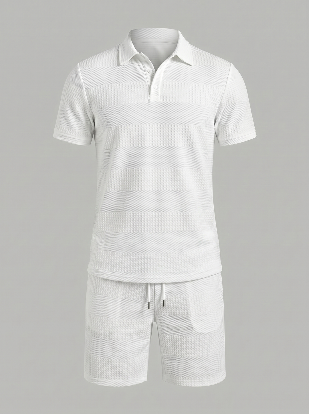 Poloshirt En Shorts Set Heren Casual Zomer